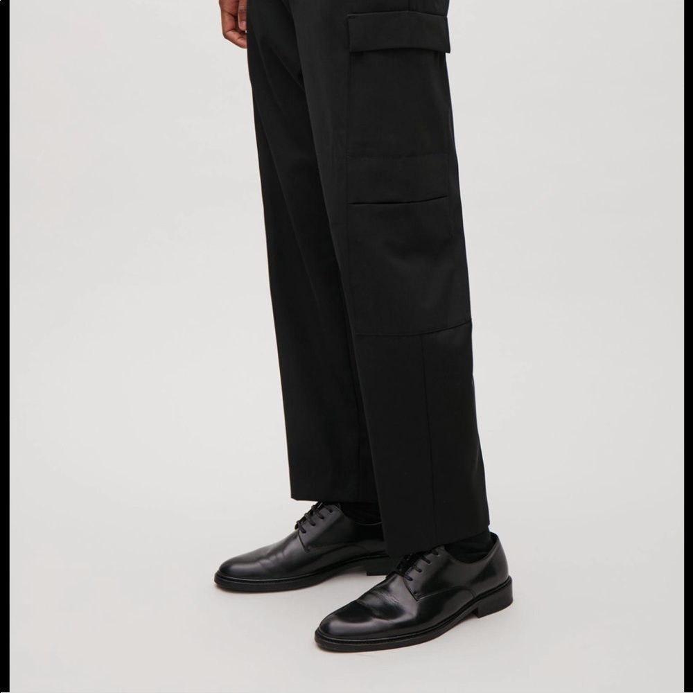 COS dark green cargo pants